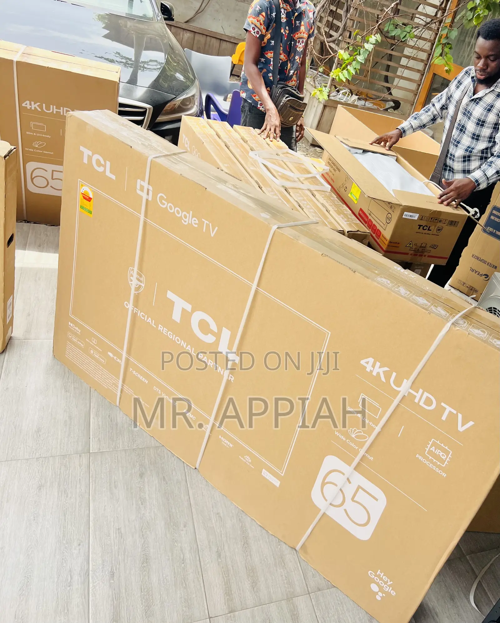 Lovely Design TCL 65” Smart Satellites Android Tv(Black)2025 Model.