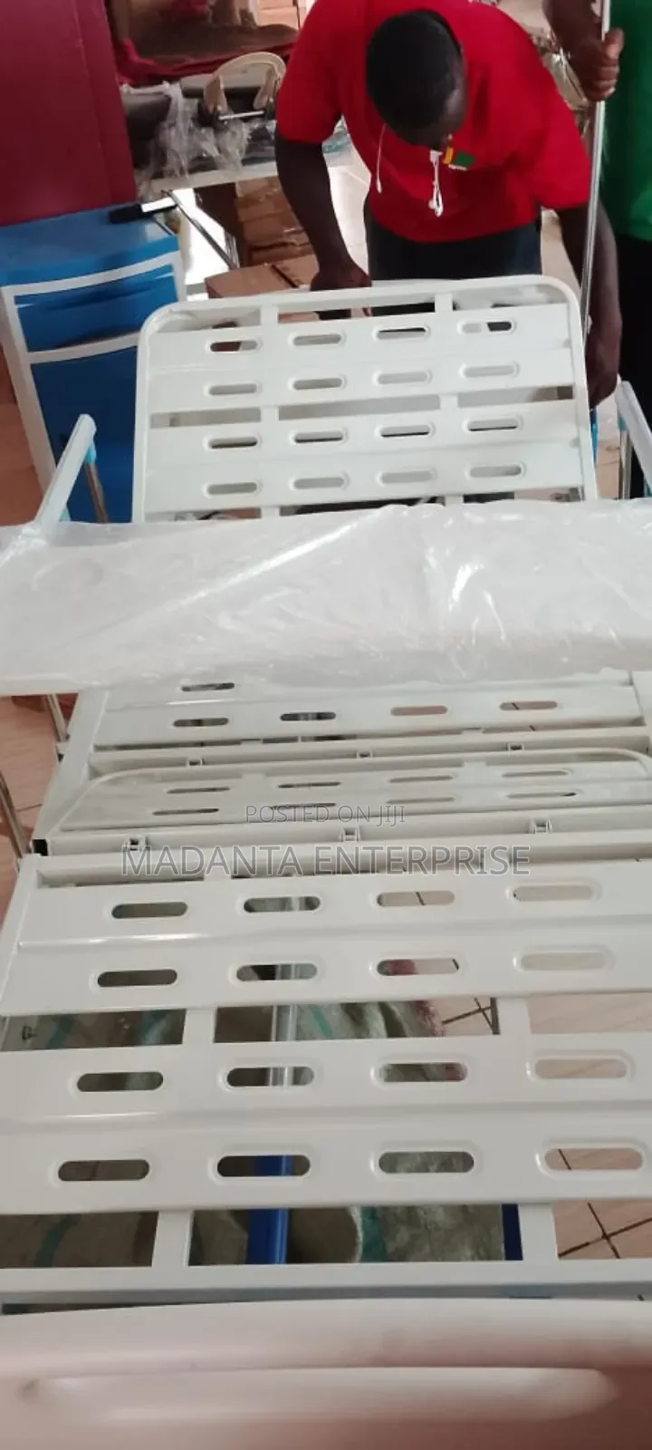 A Crank Hospital Bed Without Matters