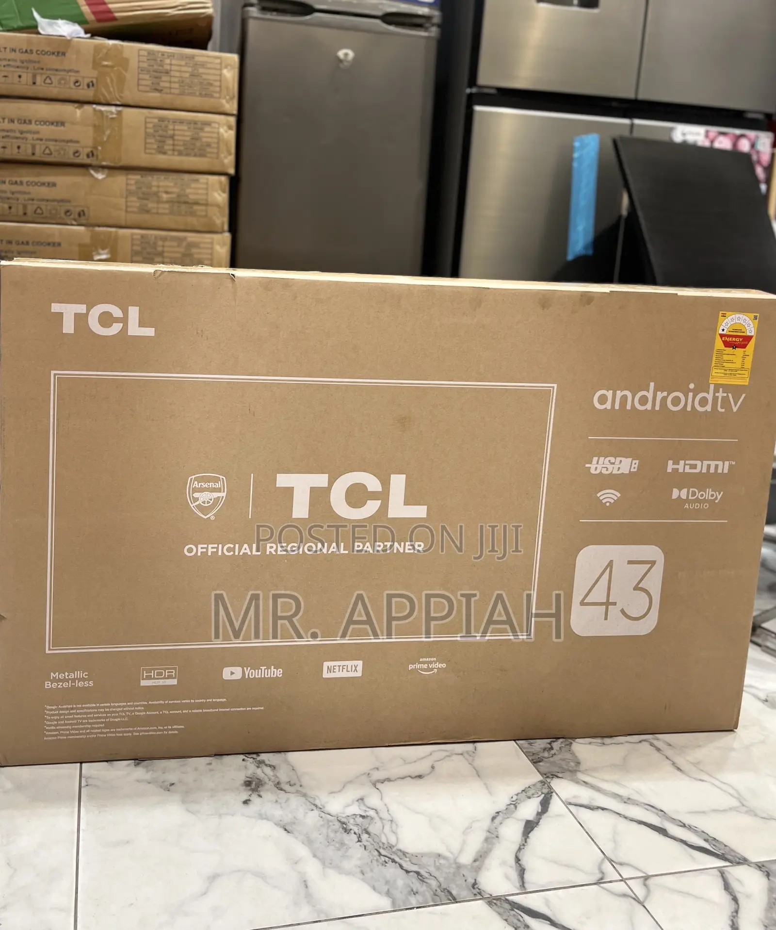 Get Premium TCL 43s5k 43” Uhd Smart Screen Television(Black).