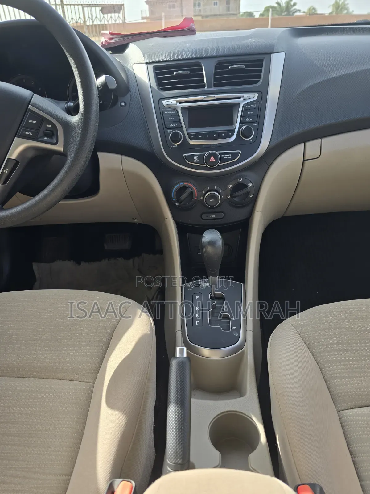 Hyundai Accent 2016 Red