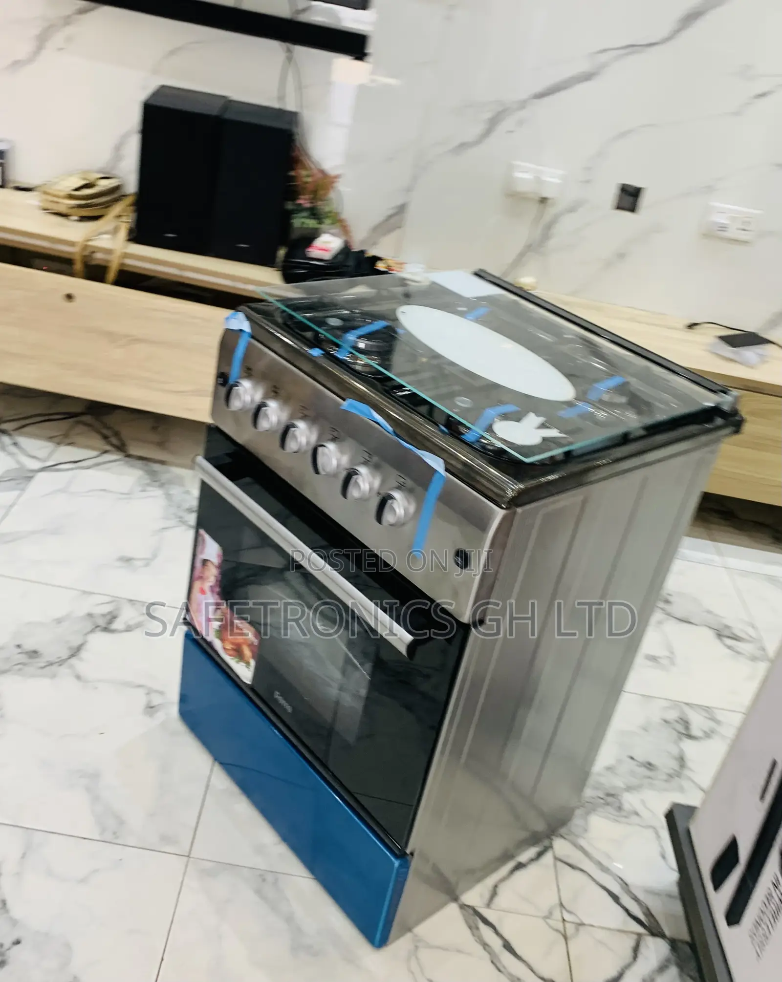 Zealous New Ferre 60x60 4 Burner Gas Cooker, Auto Ignition