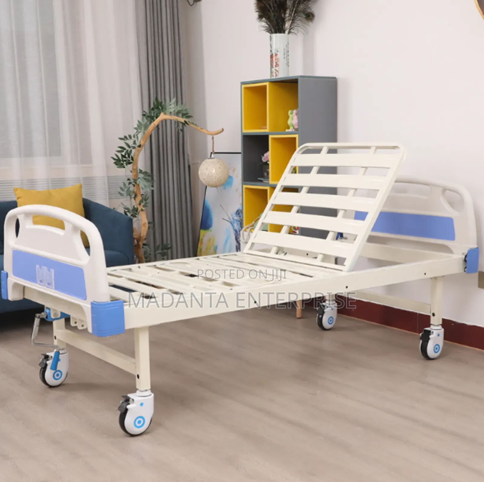 A Crank Hospital Bed Without Matters