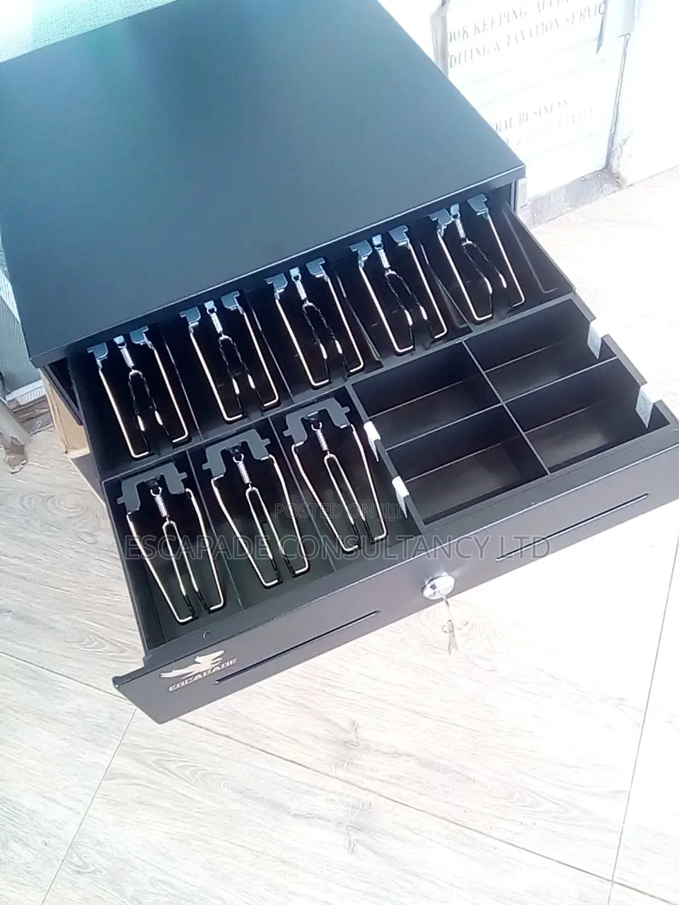 Cash Drawer Automatic Electronic 8 Bills + 4 Coins 2026 B
