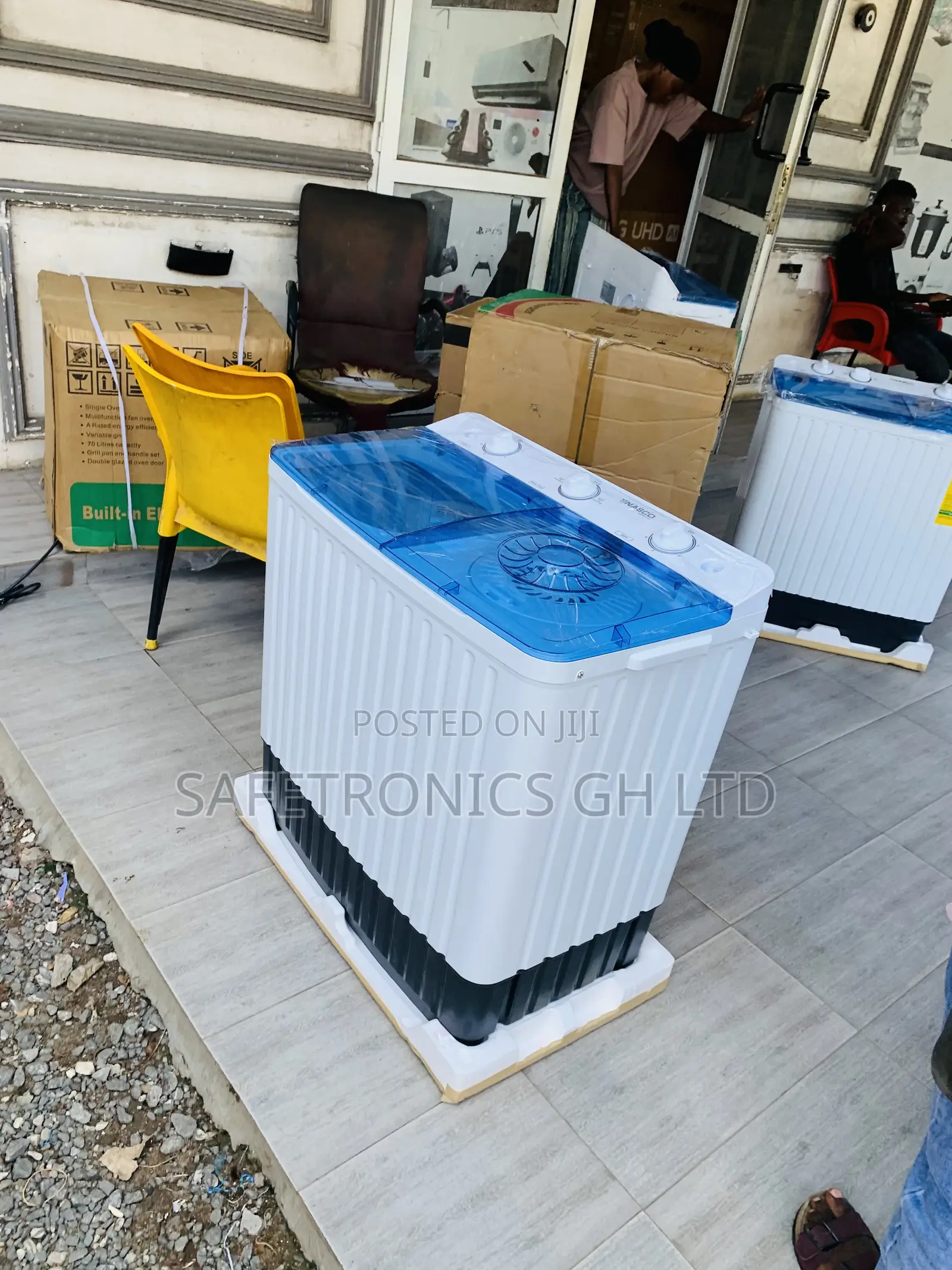 Extremely Durable Nasco 10kg Top Load Semi-Automatic Washing Machine