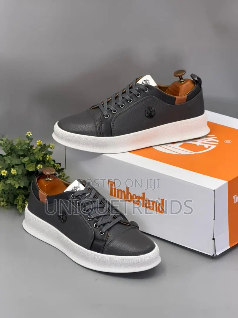 High Quality Timberland Sneakers (Grey and White)