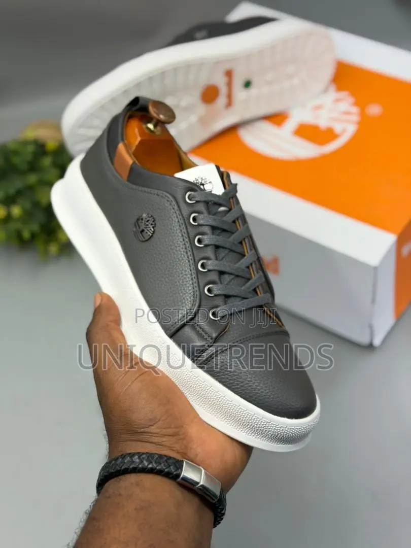 High Quality Timberland Sneakers (Grey and White)