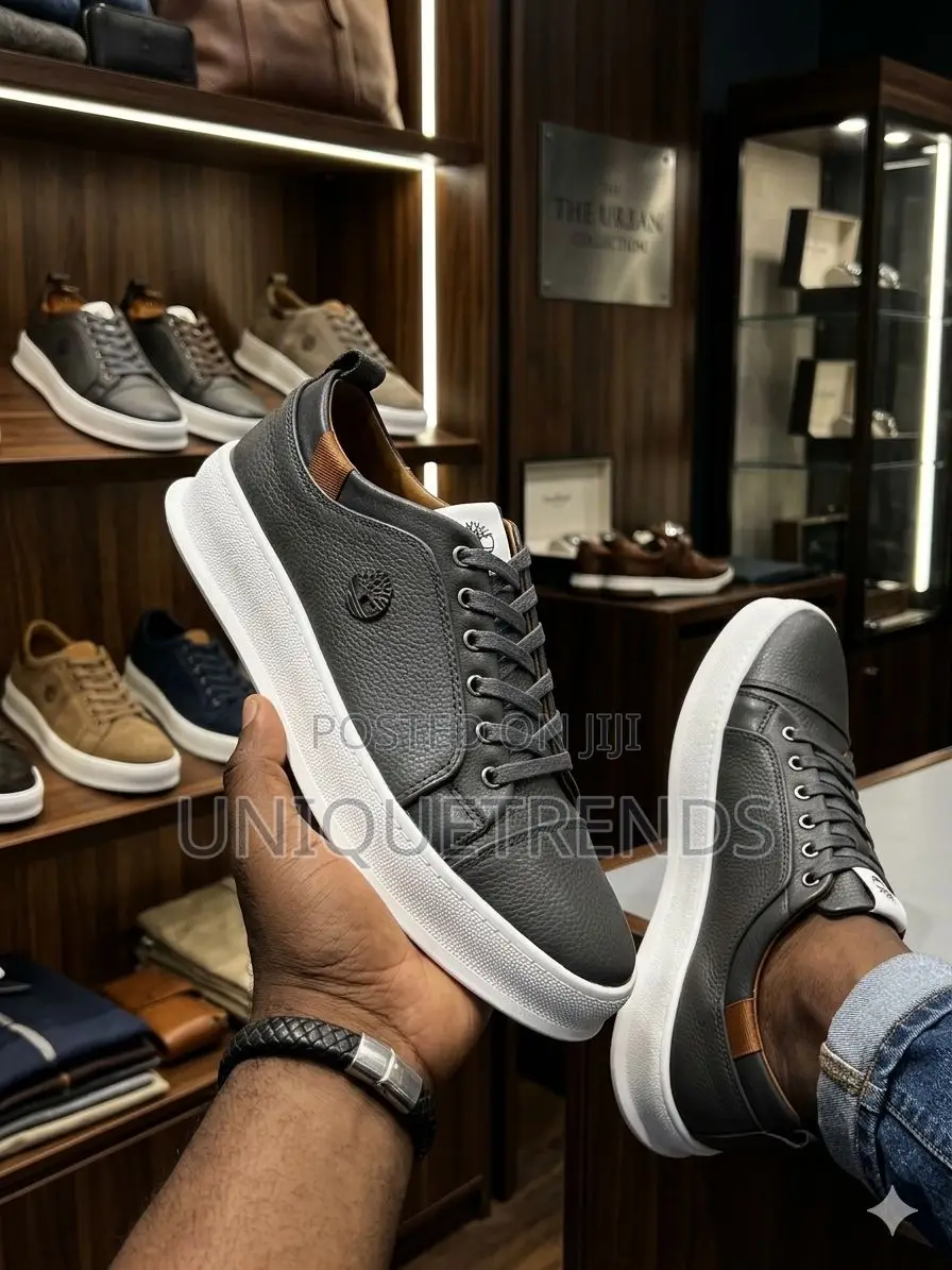 High Quality Timberland Sneakers (Grey and White)