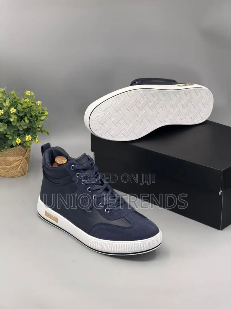 New Diesel Boots (Navy and White)