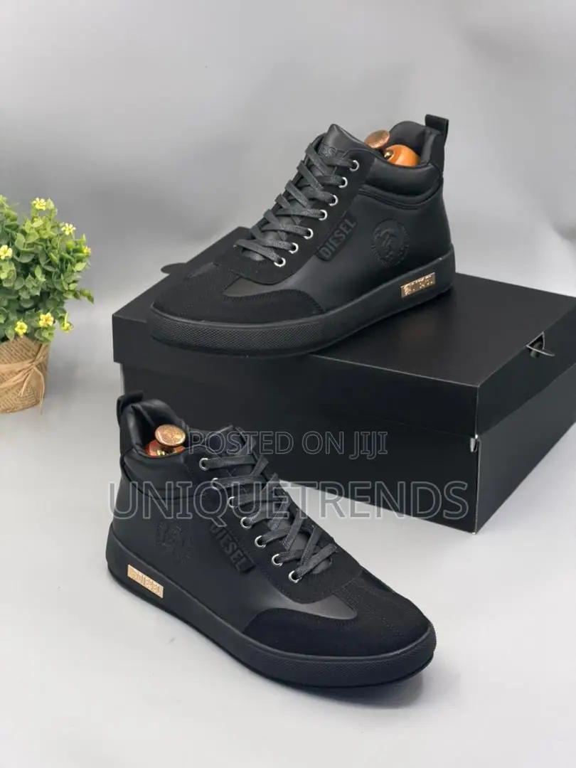 Quality Diesel All Black Ankle Boot