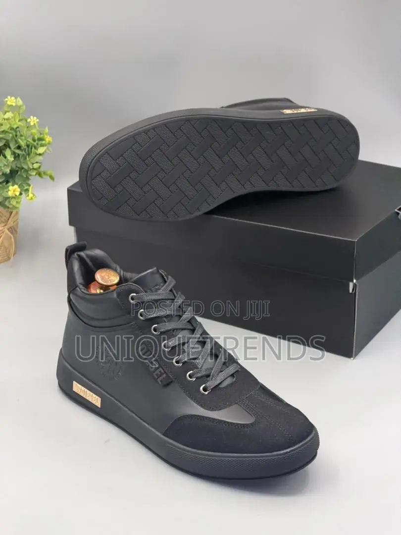 Quality Diesel All Black Ankle Boot