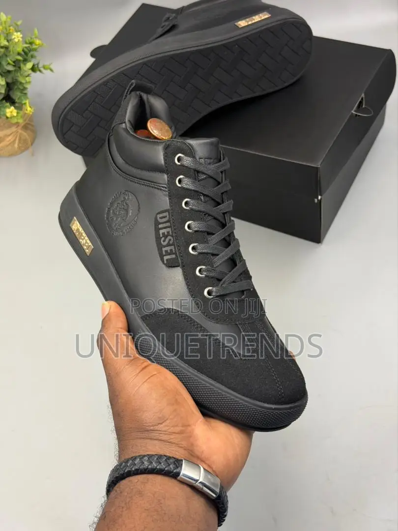 Quality Diesel All Black Ankle Boot
