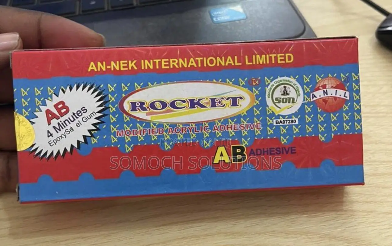 Rocket Ab Adhesive – Fast Strong Industrial Epoxy Glue (4 Minutes)