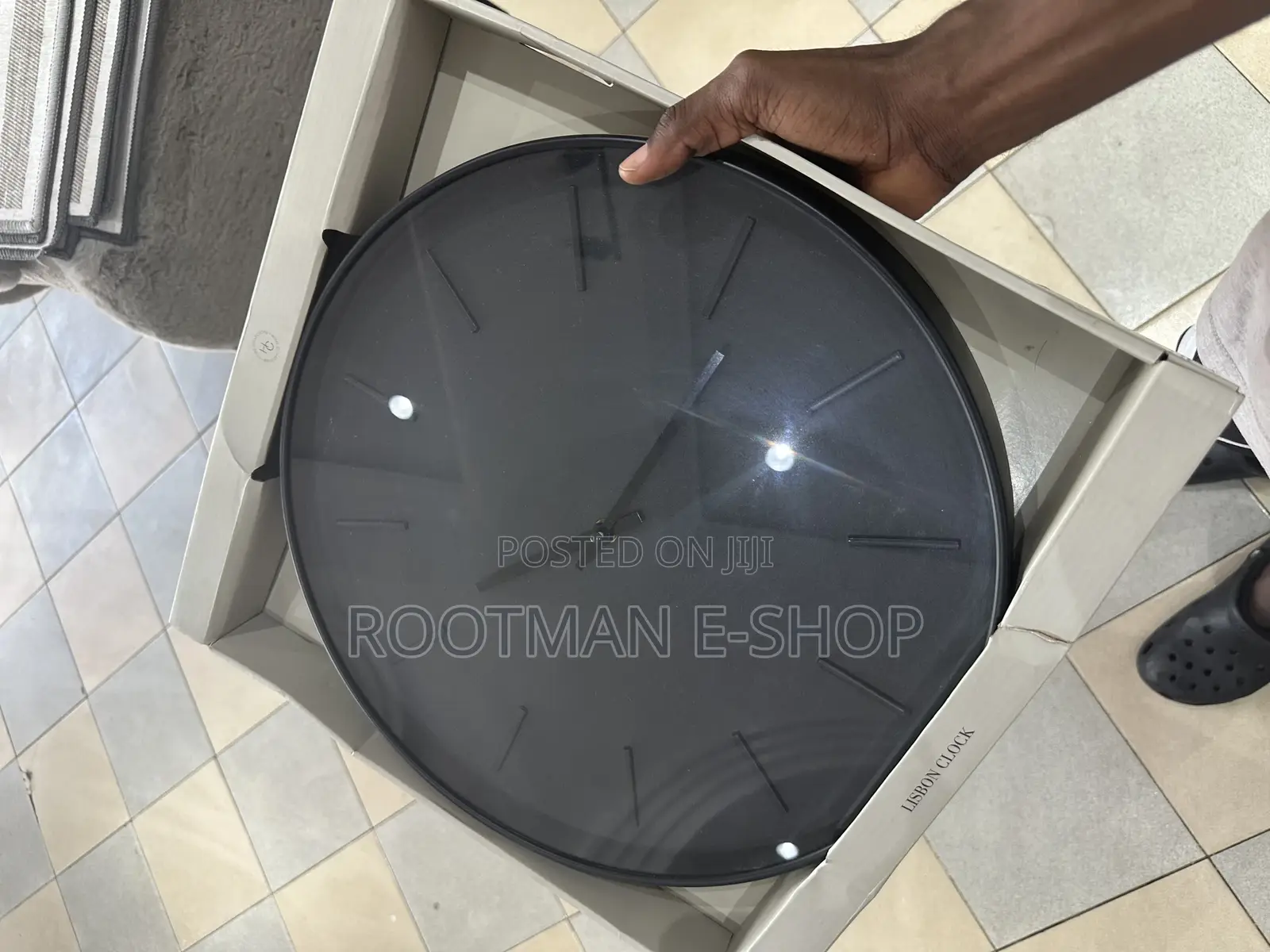 Home Centre Casablanca Prime Glass Wall Clock