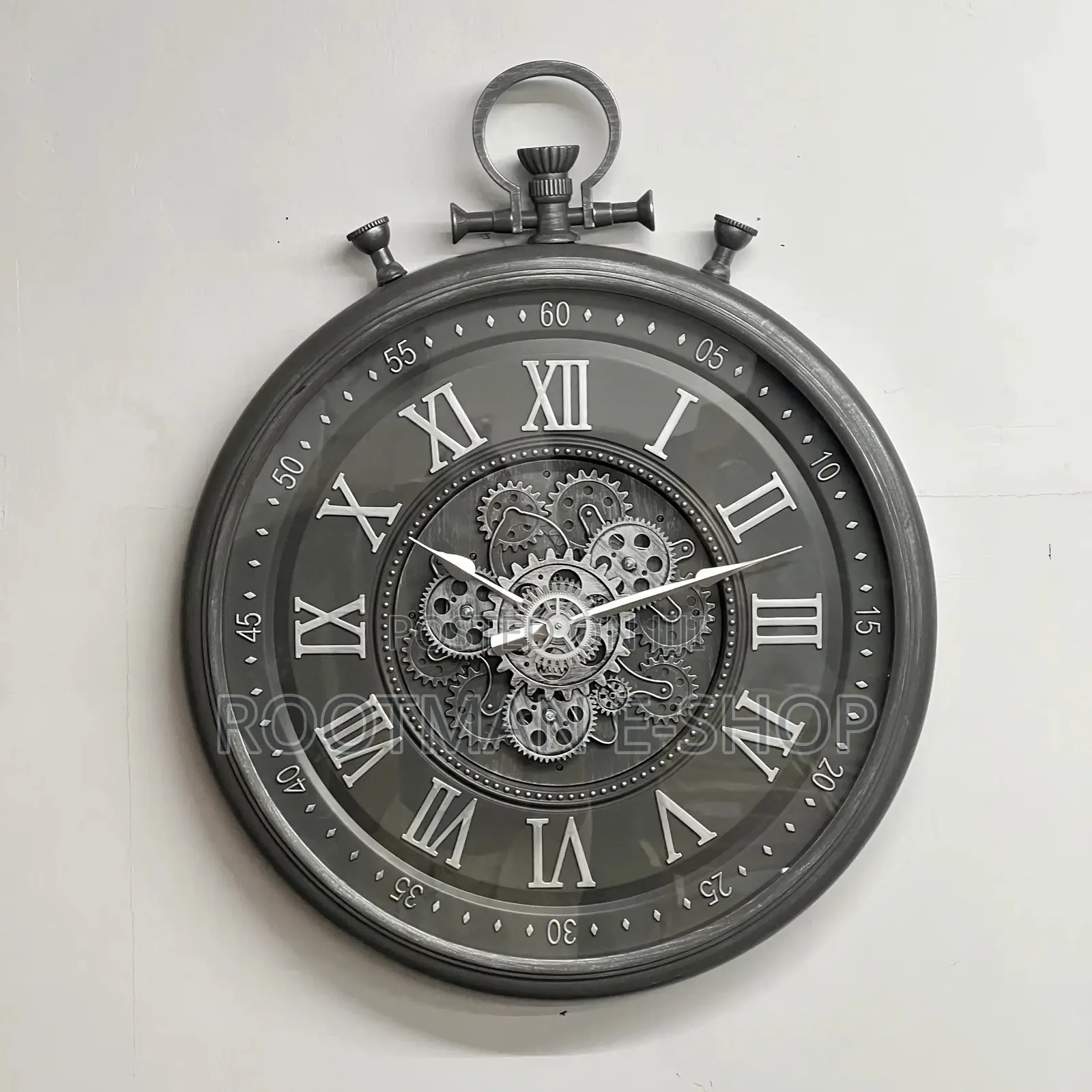 Vintage Skeleton Battery Powered Analogue Wall Clock