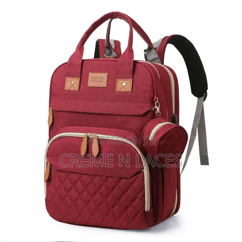 Usb Charging Diaper Bag – Multi-function Baby Backpack