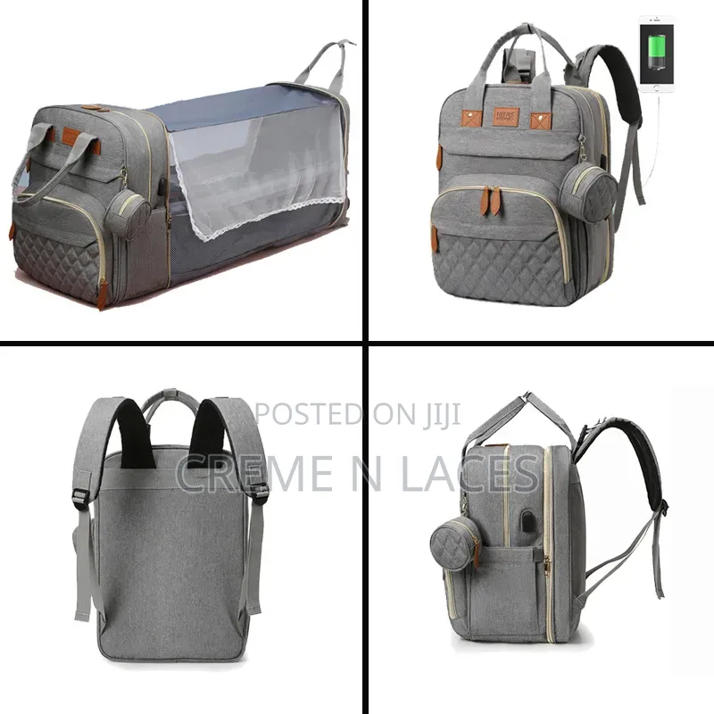 Usb Charging Diaper Bag – Multi-function Baby Backpack