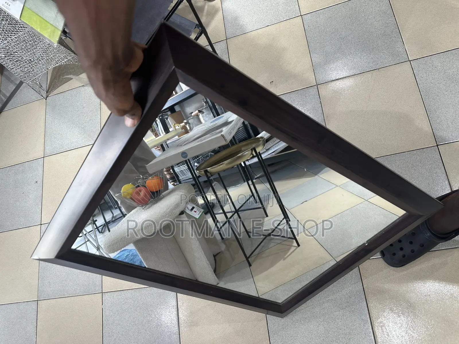 Dark Brown, Rectangular Framed Wall Mirror