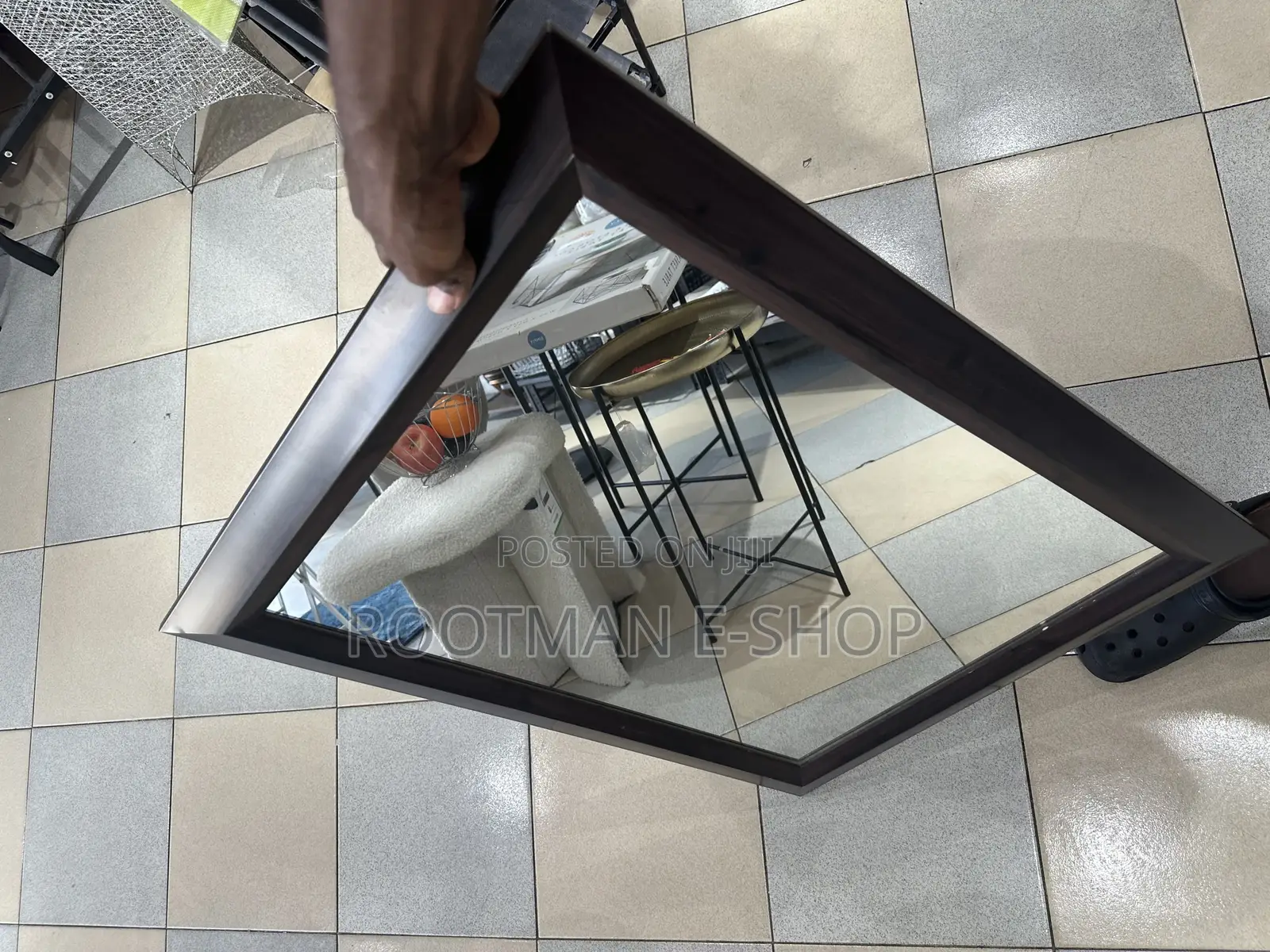 Dark Brown, Rectangular Framed Wall Mirror
