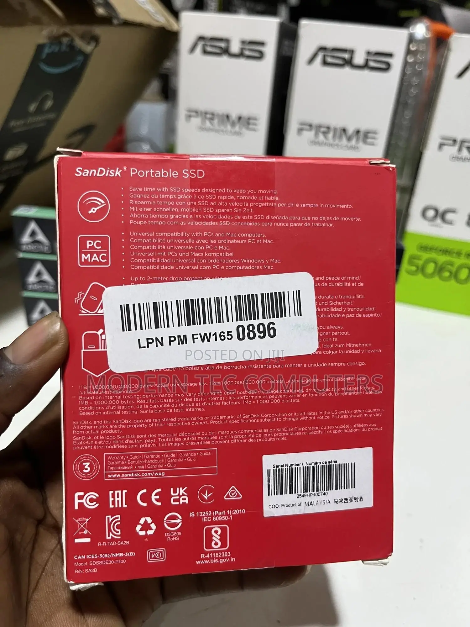 Sand Disk Portable SSD