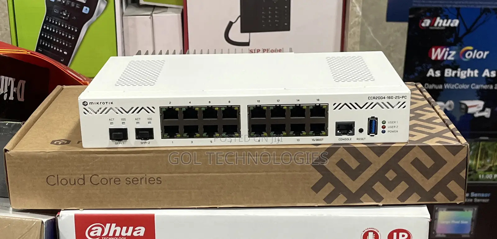 Mikrotik Cloud Core Series Router Ccr2004-16g-2s+Pc