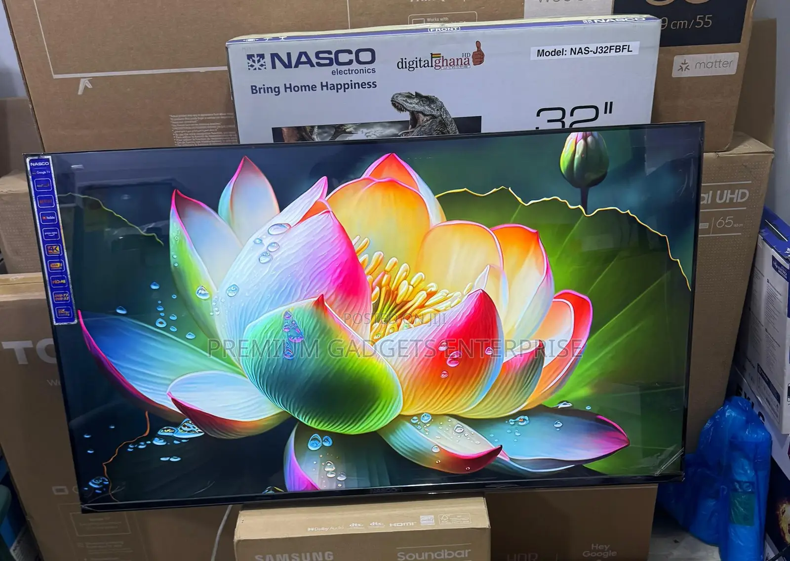 Nasco 50" HDR Smart Google Andriod 2026 Tv | Nas-J50fbfl-G