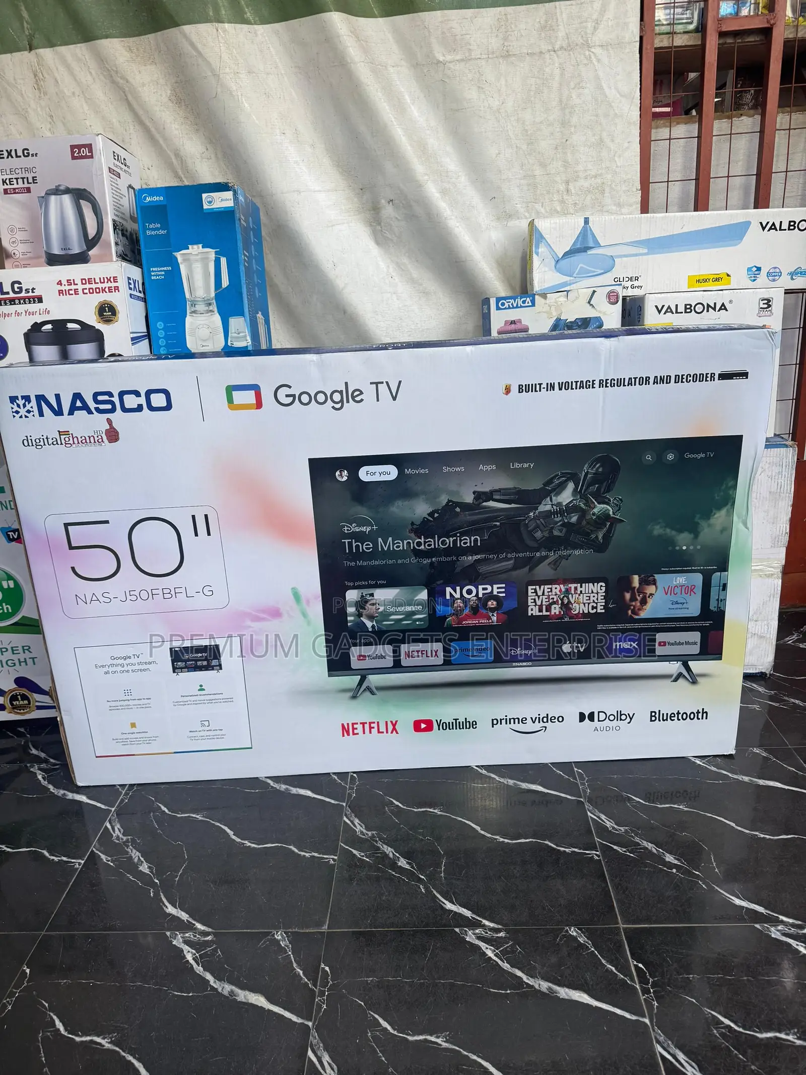Nasco Smart Andriod Google TV, HDR 2026 Model