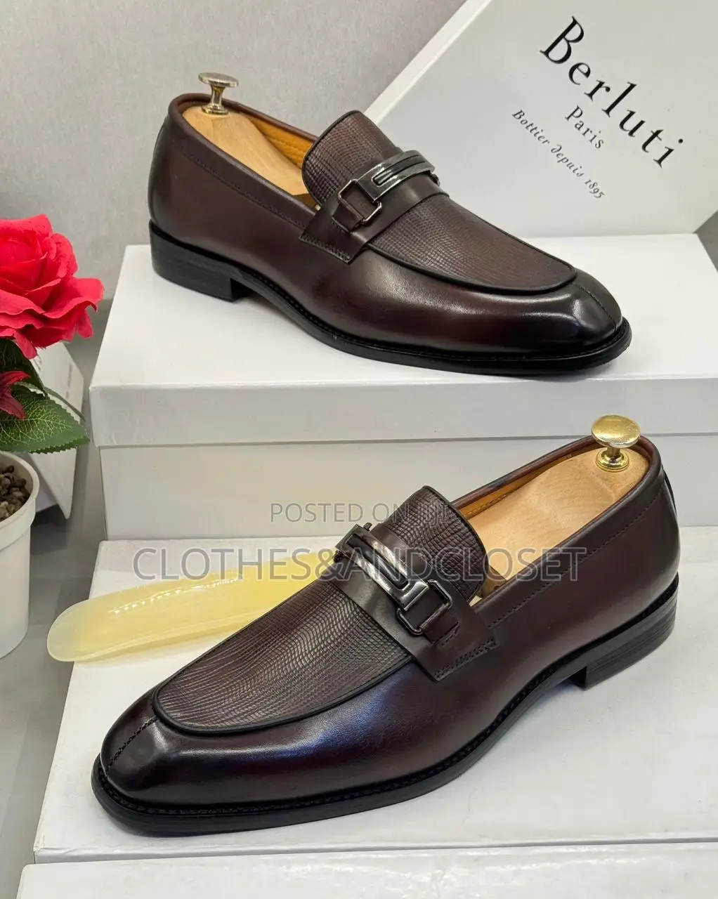 Dark Brown Berluti Paris Bottier