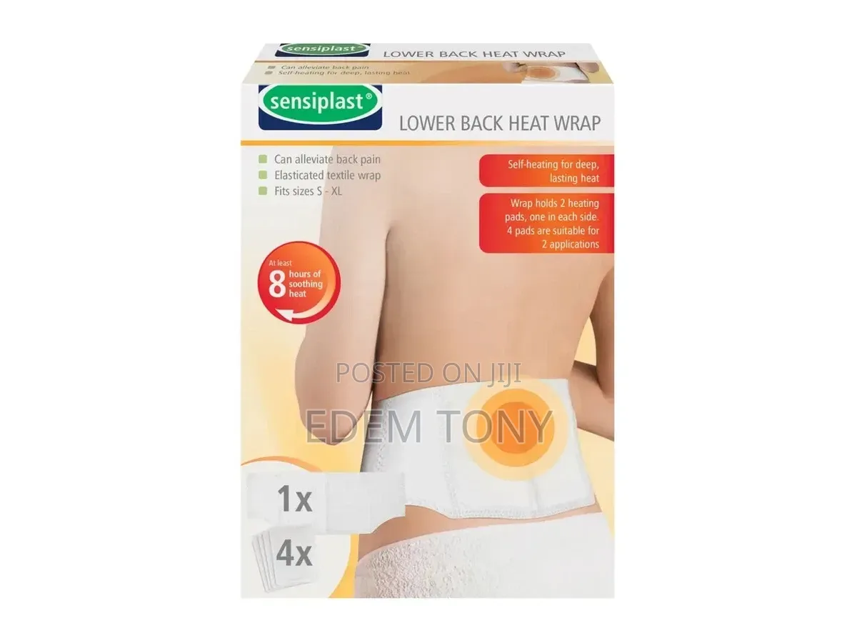 Sensiplast Lower Back Heat Wrap for Pain Relief