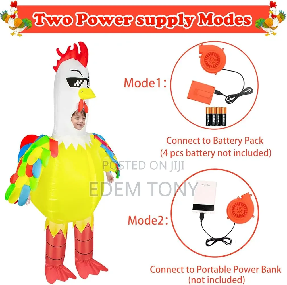 Inflatable Chicken Costume for Kids