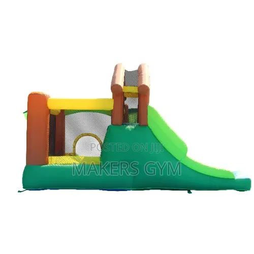 Slides Inflatable Jungle Bounce Castle With Blower Pump