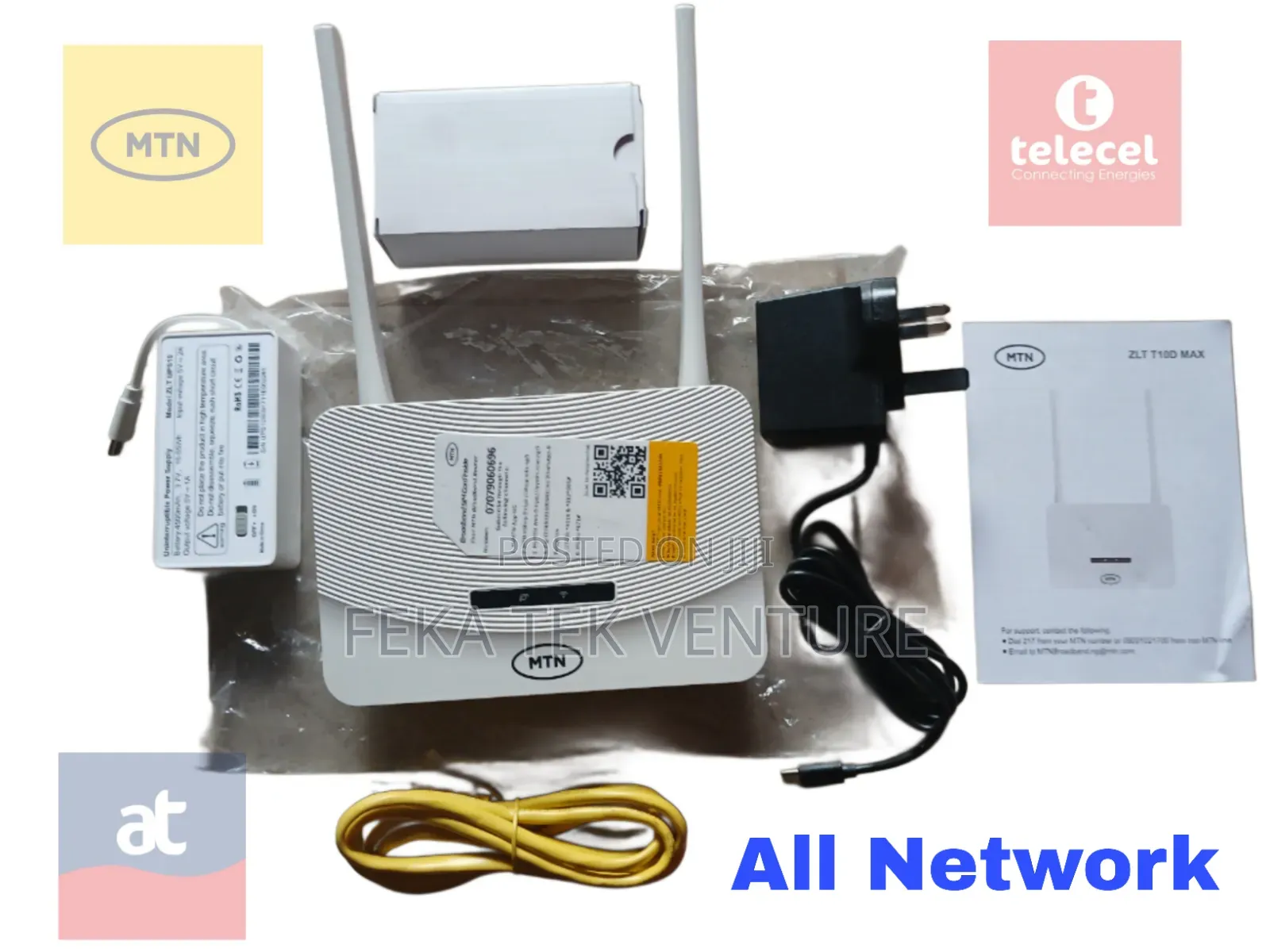 Universal 4g Router + Power Pack
