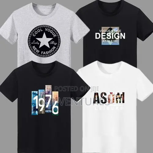4 Piece Short Sleeve T-Shirts - Multicolour