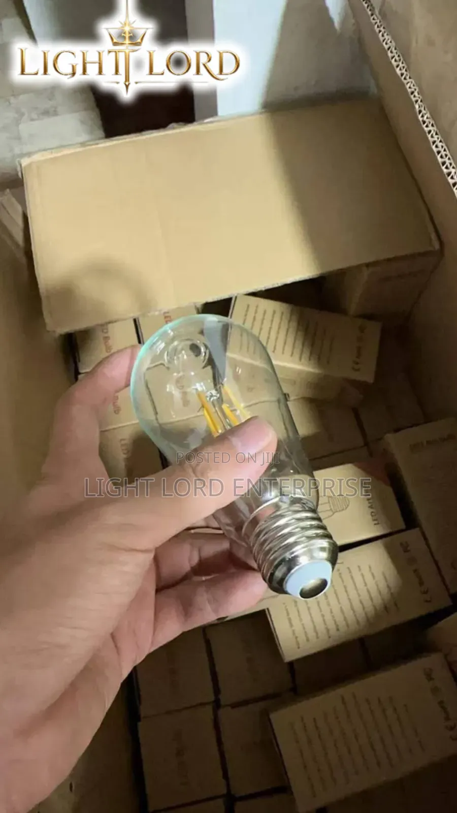 Transparent Warm Color Filament Bulb