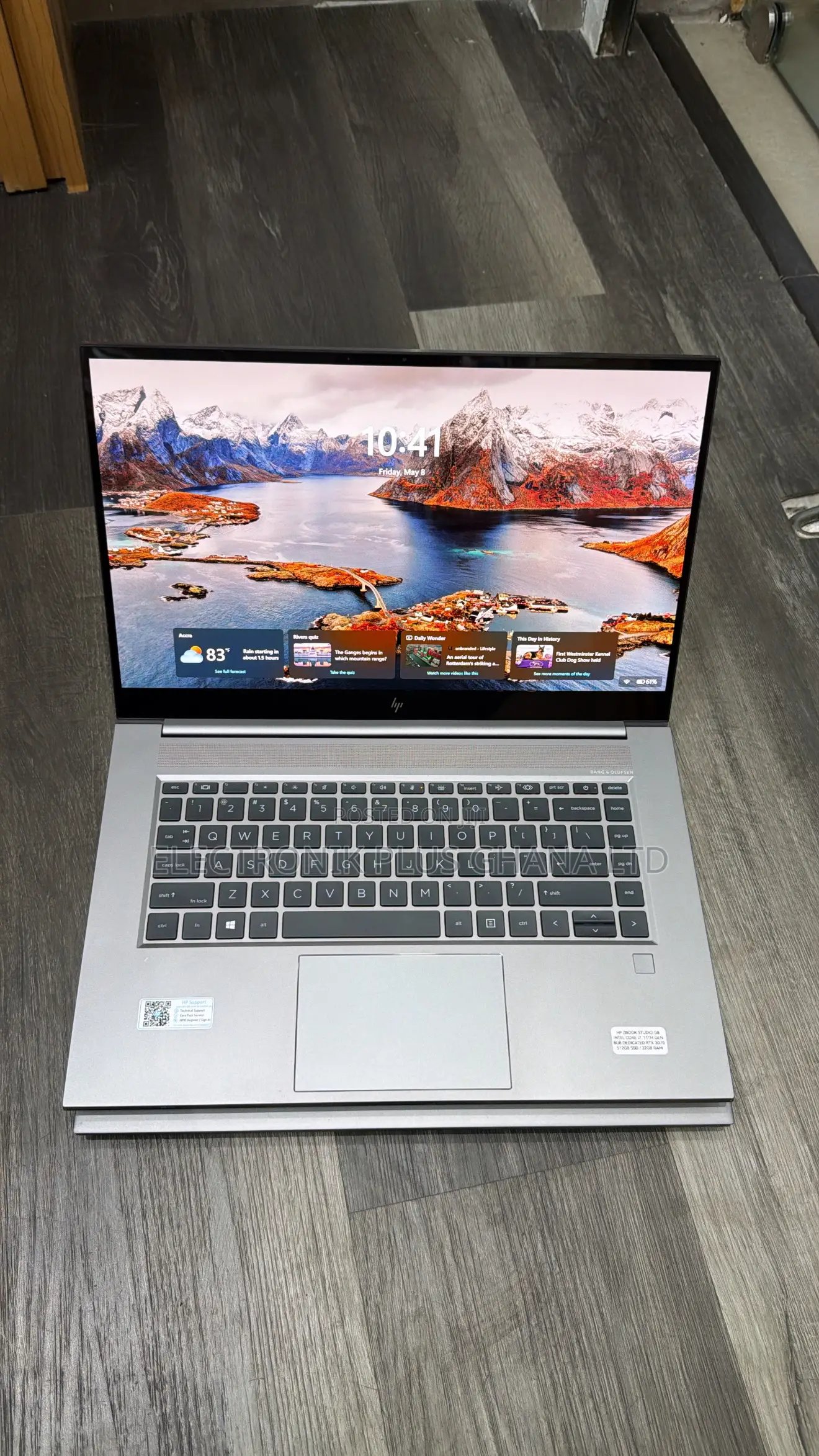 Laptop HP ZBook Studio G8 32GB Intel Core i7 SSD 512GB