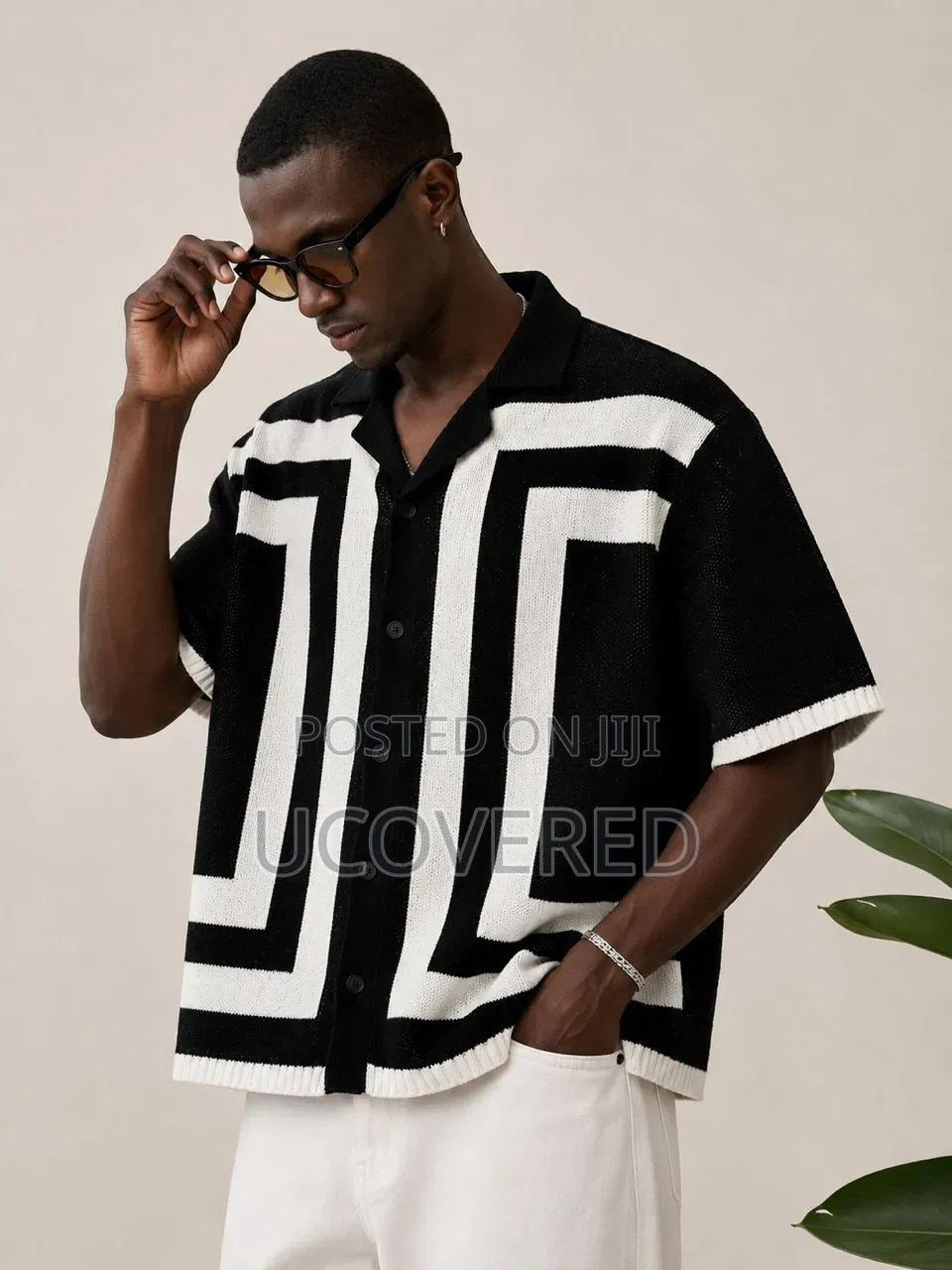 Boohooman Oversized Boxy Rib Knitted Polo Shirts