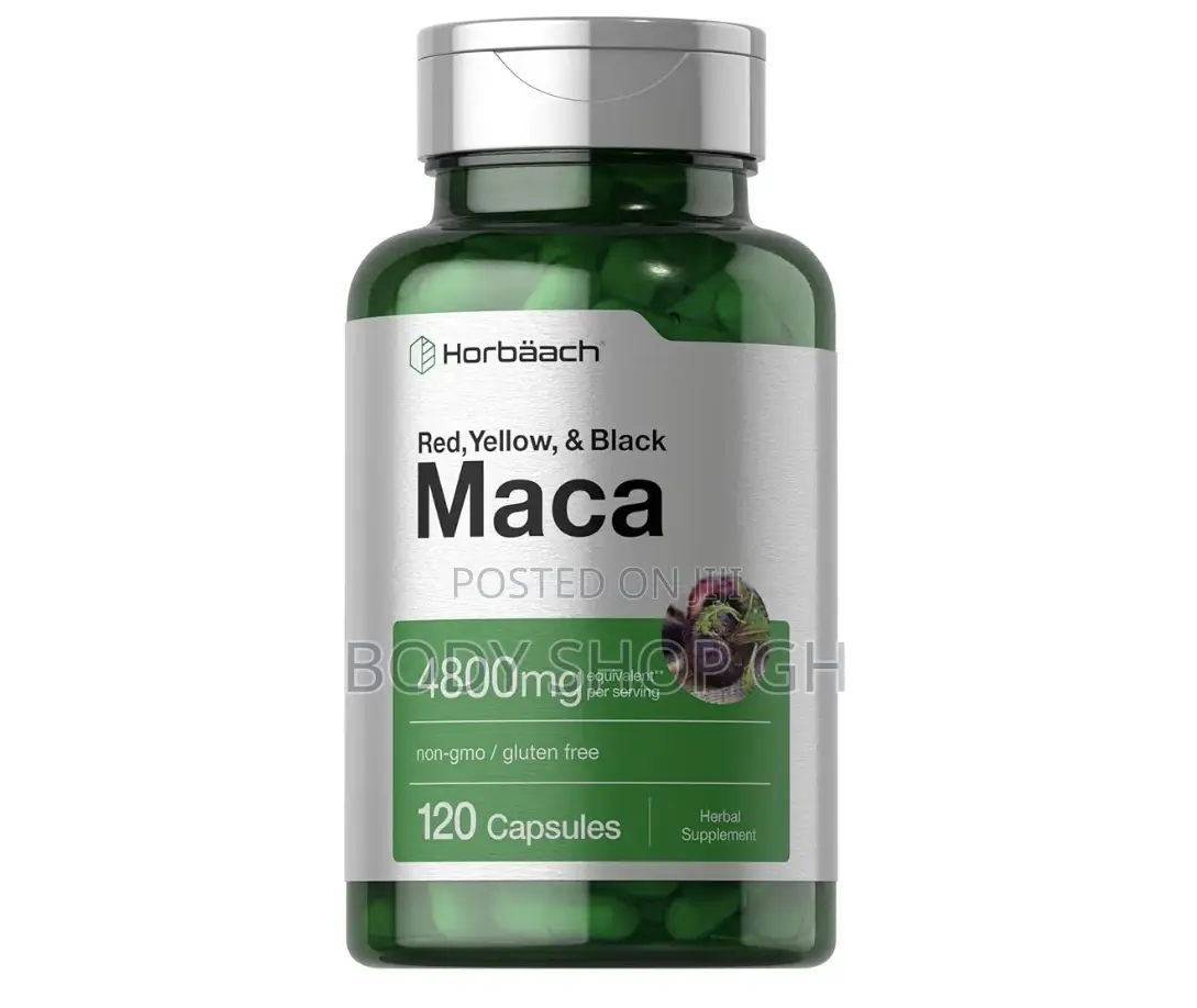 Maca Root Capsules for Men and Women |120 Caps | High Potency Extract