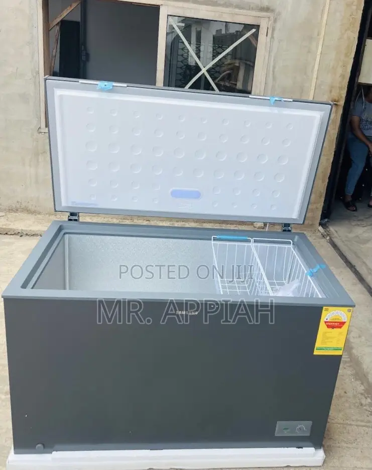 Efficient Samsung Single Door Chest Freezer(371l)Gray 