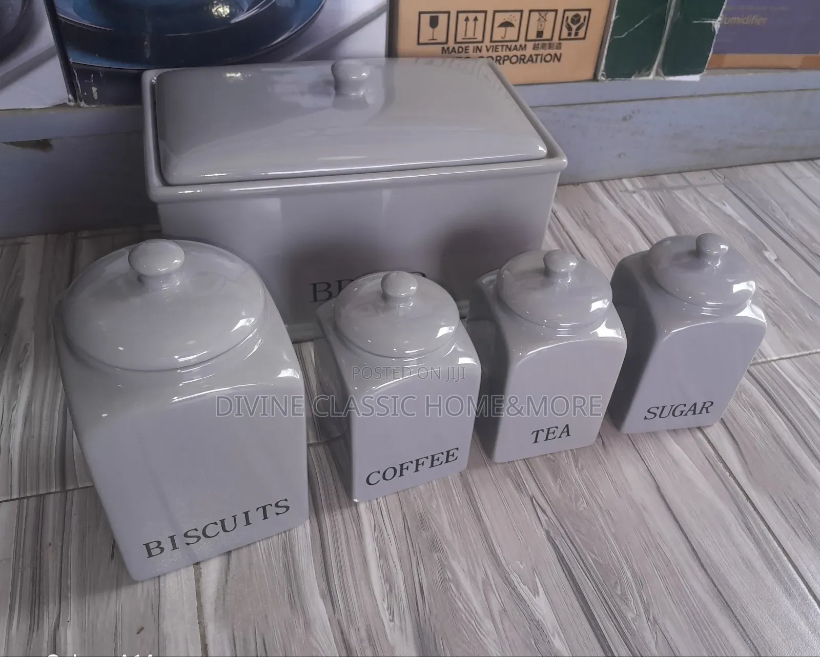 5pcs Ceramic Food Storage