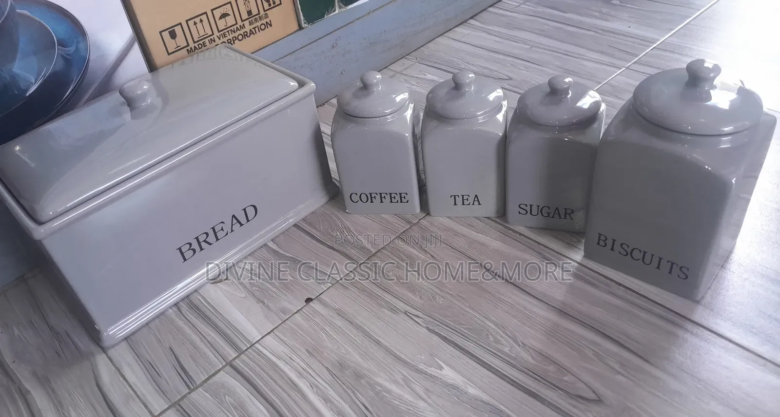 5pcs Ceramic Food Storage