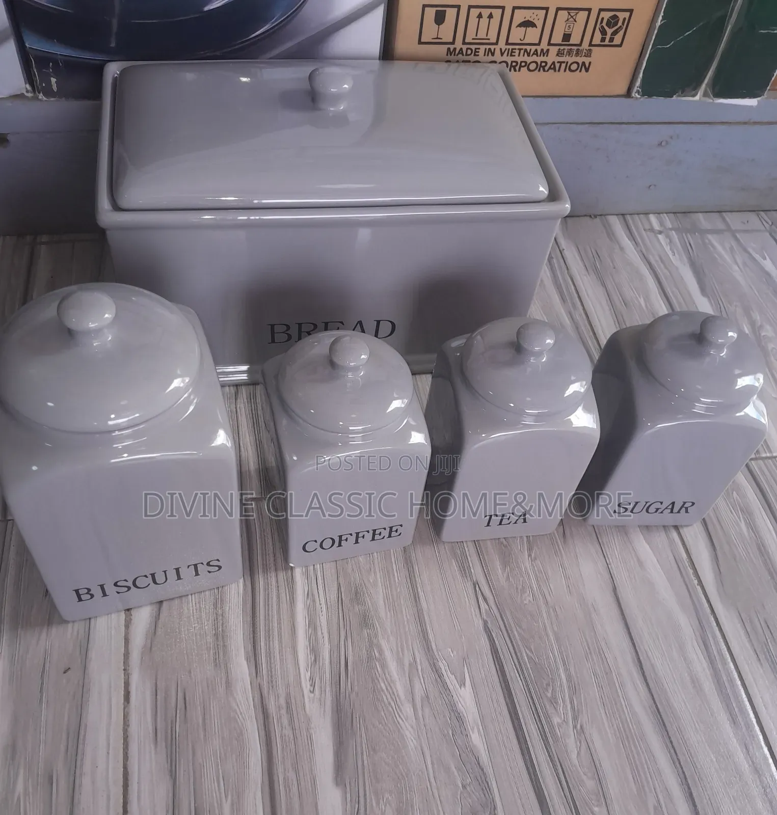 5pcs Ceramic Food Storage