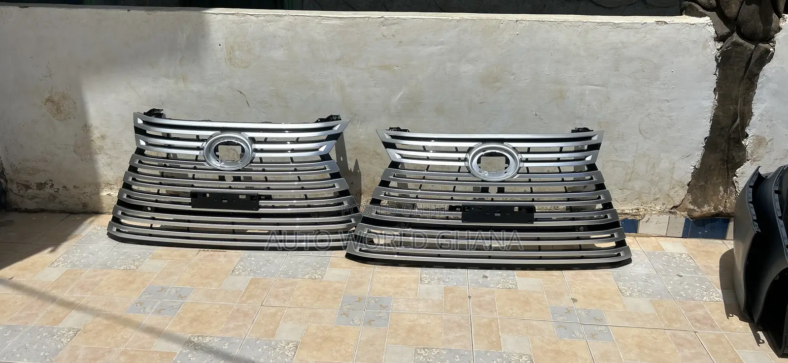 Lexus Lx600 2023-2026 Front Bumper Chrome Grill