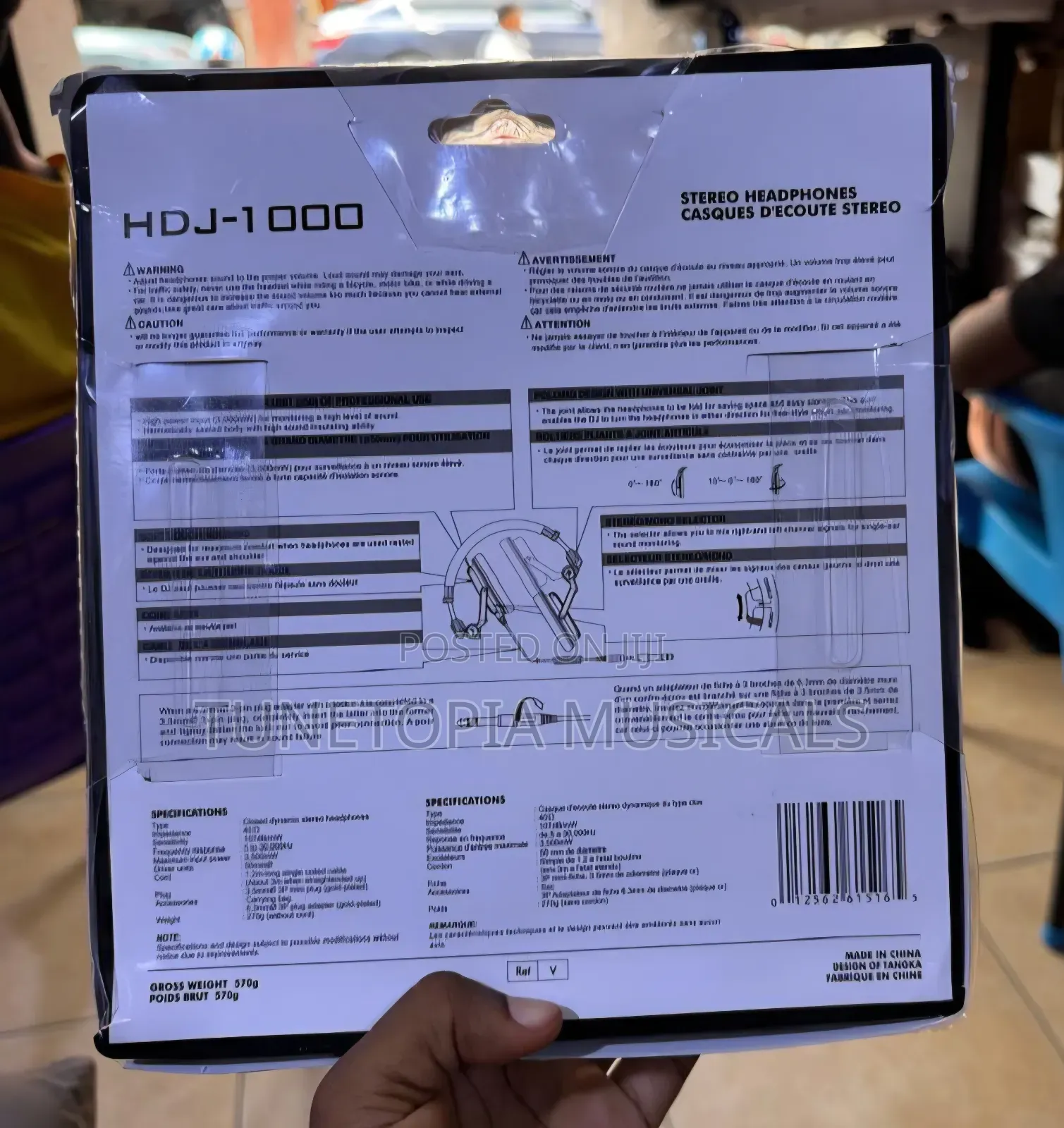 Pioneer HDJ-1000 Professional Dj Headphones