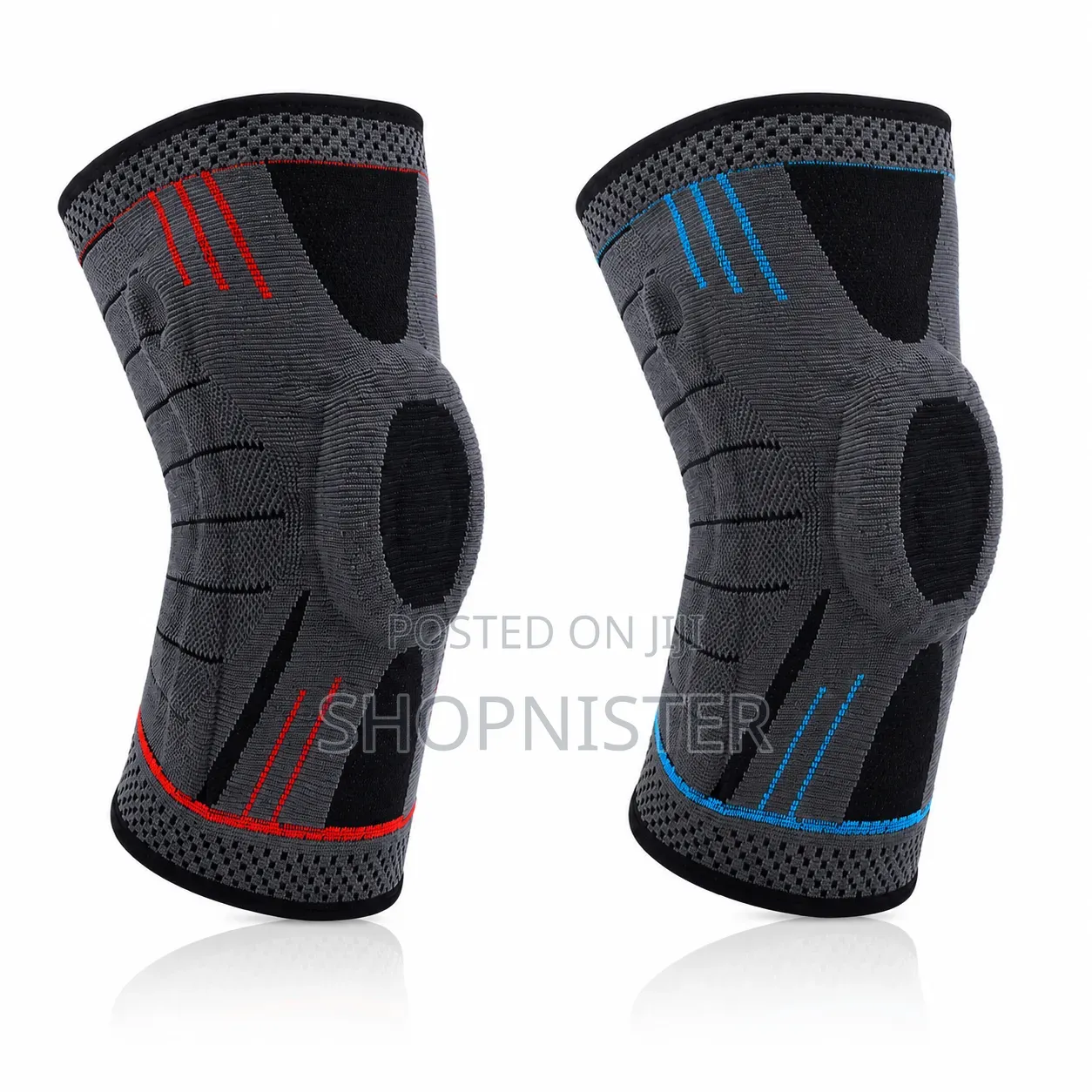 Premium Knee Support Brace With Silicone Cushion Blue M