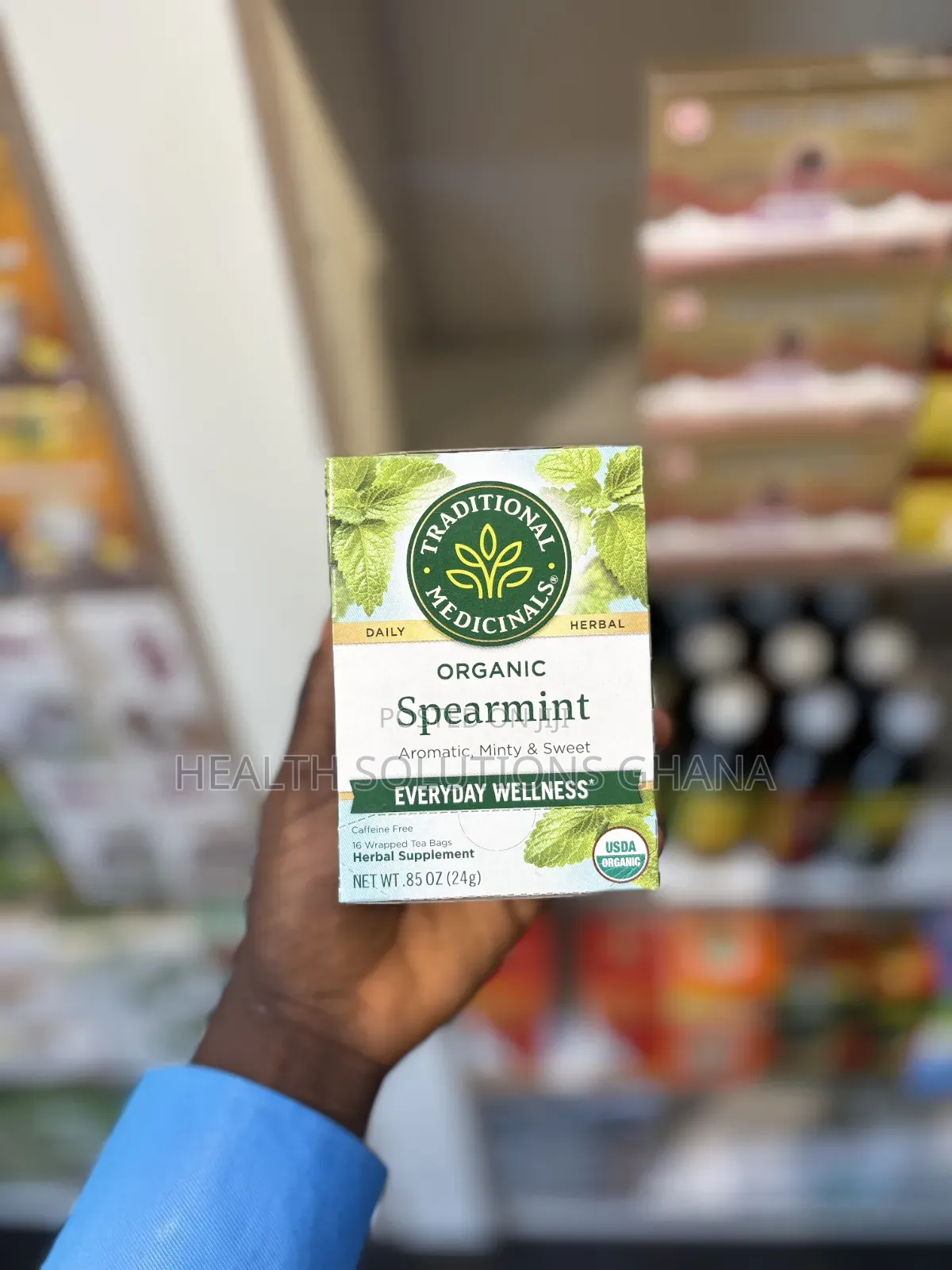 Organic Spearmint Tea For Refreshing Digestive Wellness Support