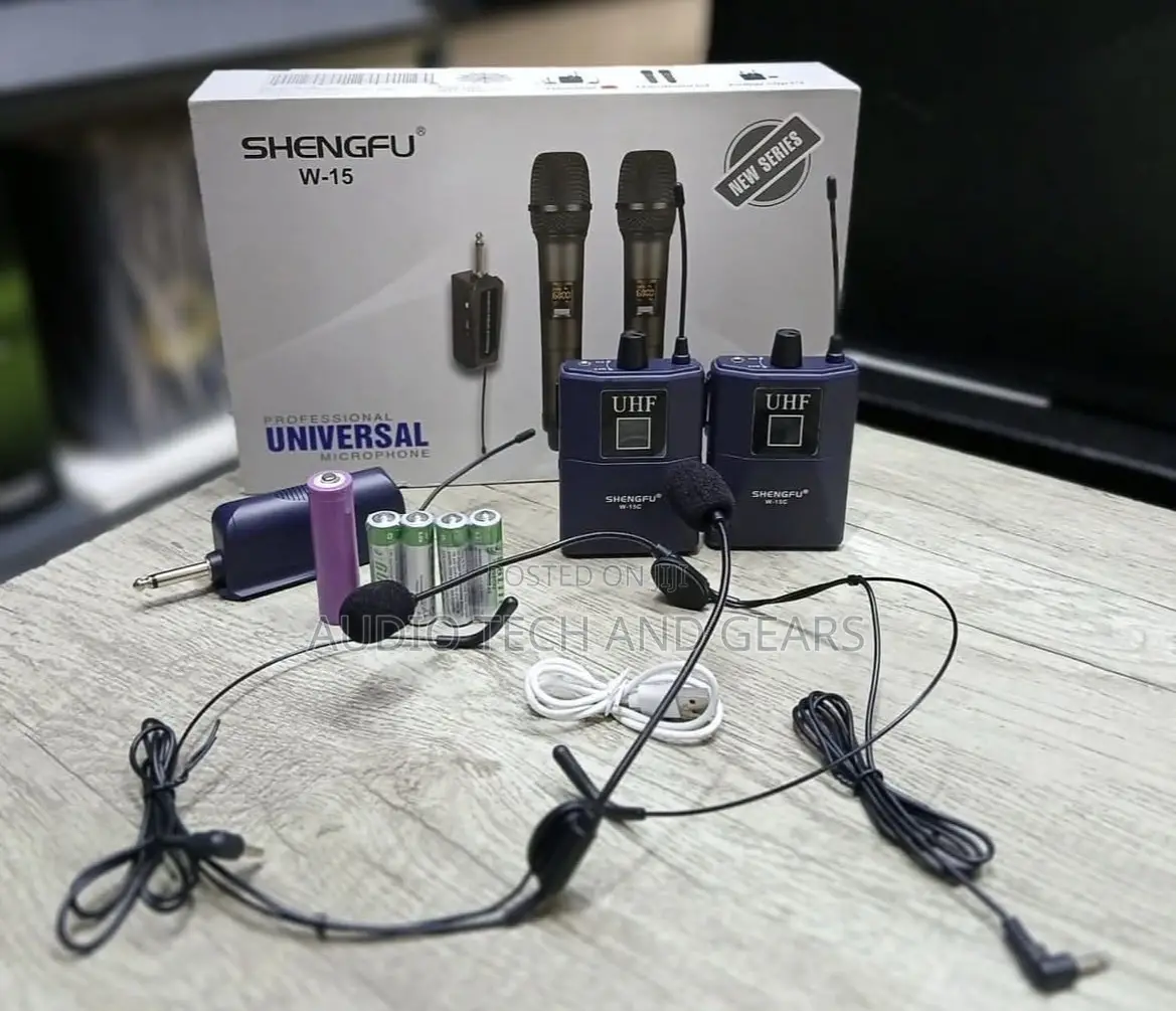 Shengfu W-15 Uhf Professional Universal Wireless Microphone System
