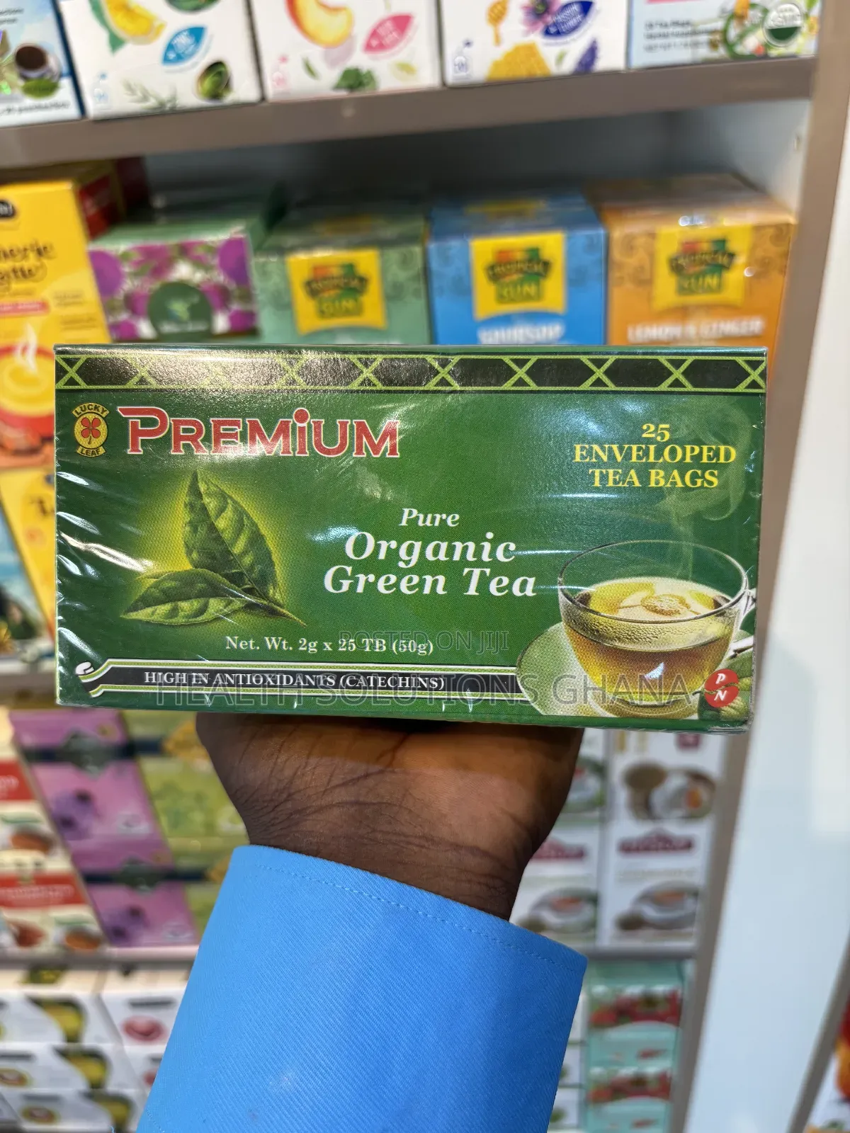Premium Pure Organic Green Tea For Natural Wellness Support