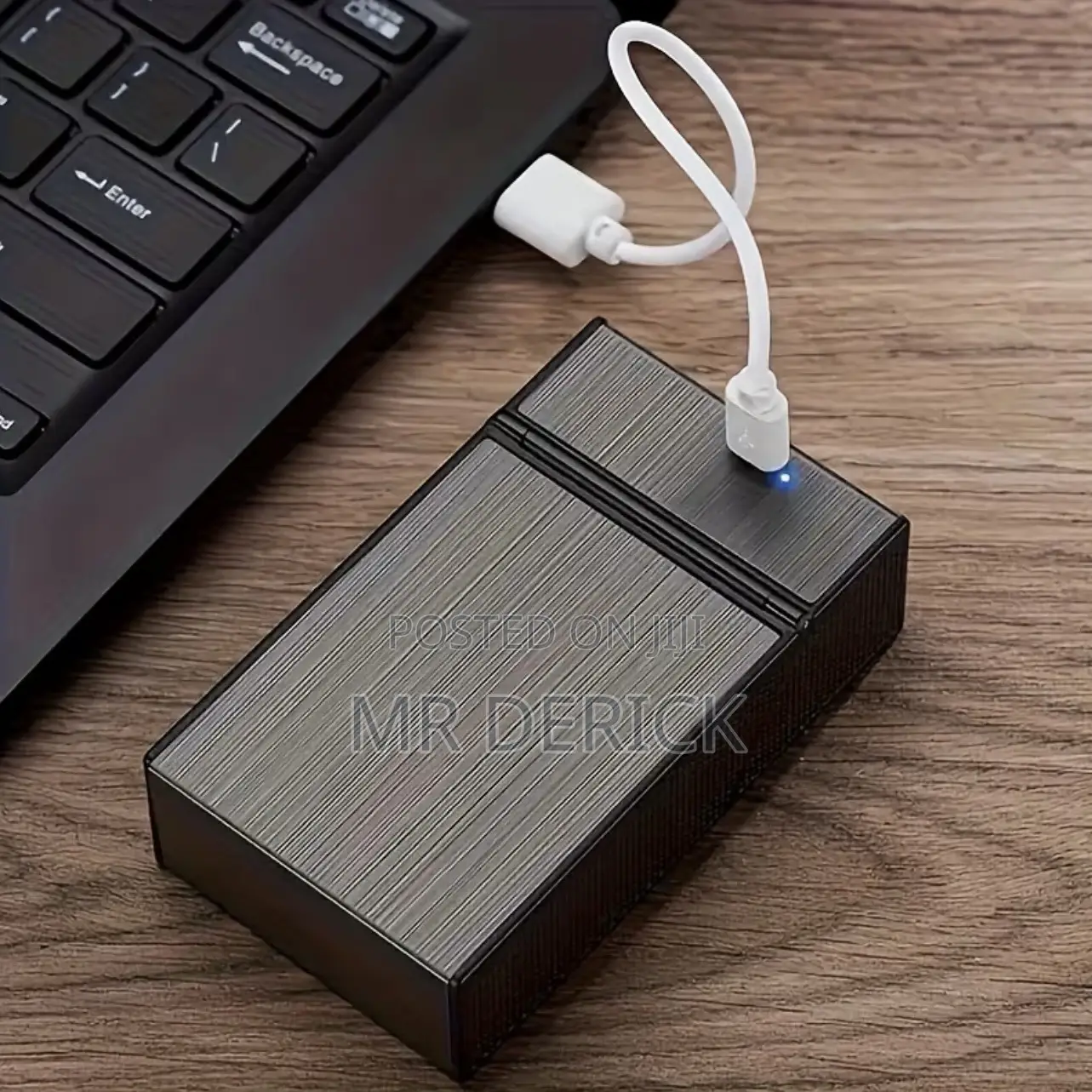 Usb Rechargeable Lighter Cigarette Case