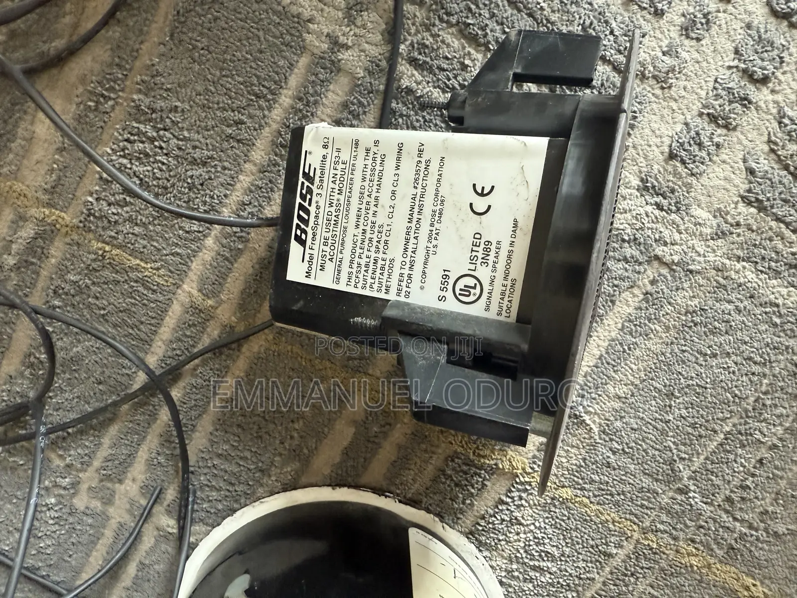 Bose Ceiling Speakers and Subwoofer