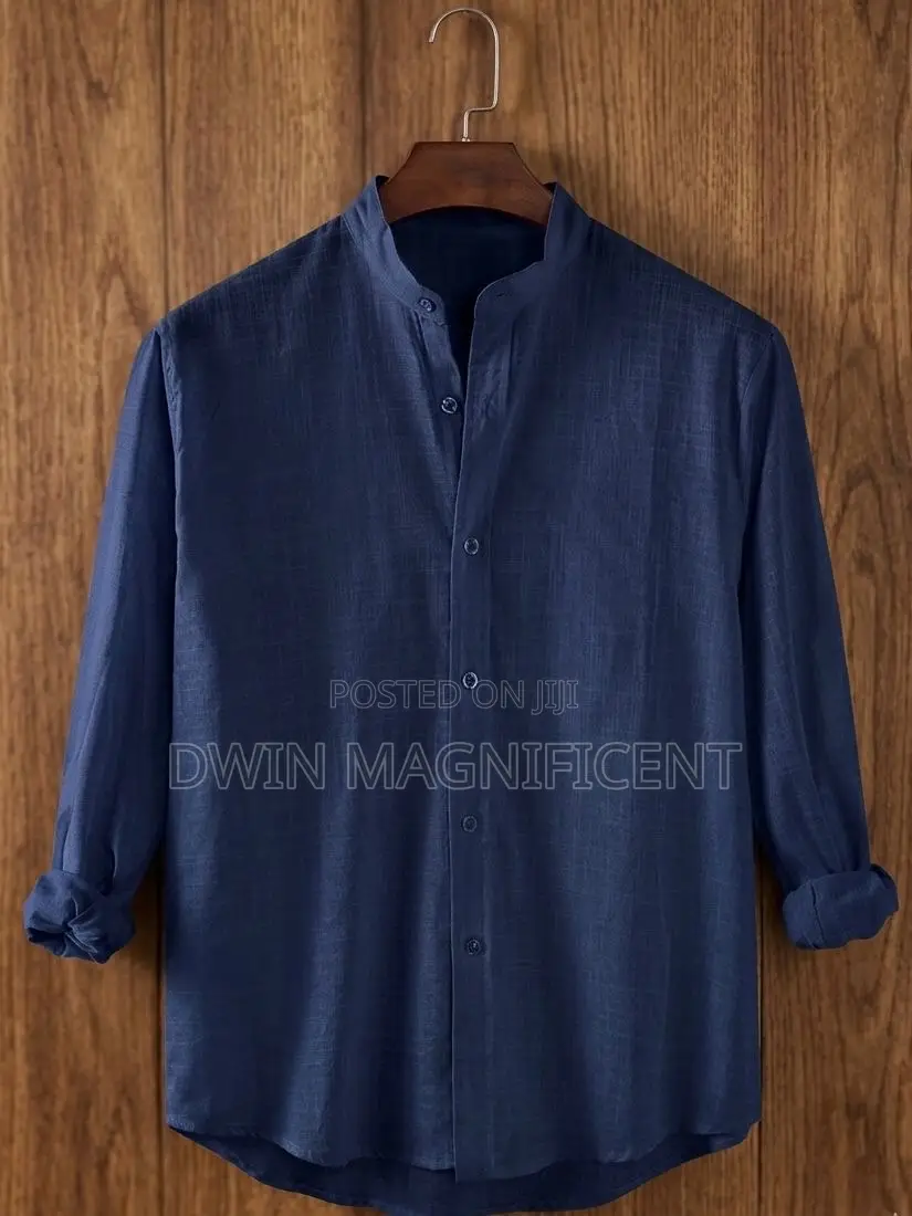 Chinese Neck Linen Long Sleeve