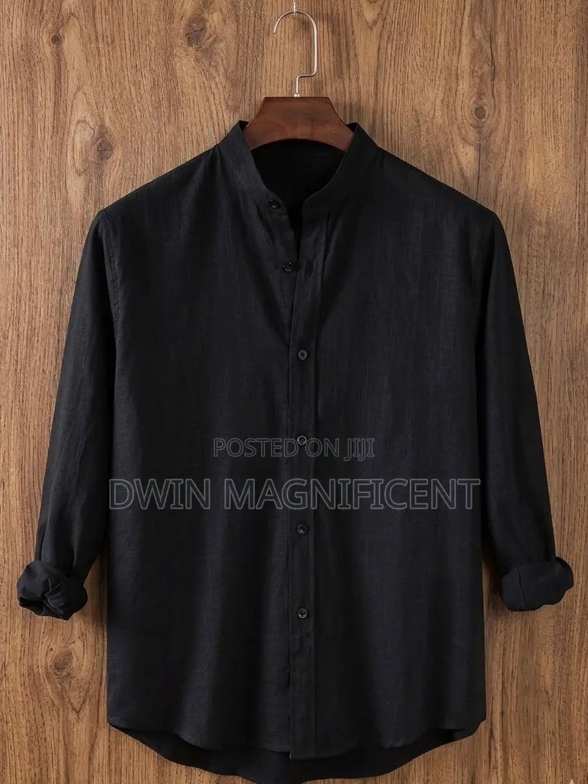 Chinese Neck Linen Long Sleeve